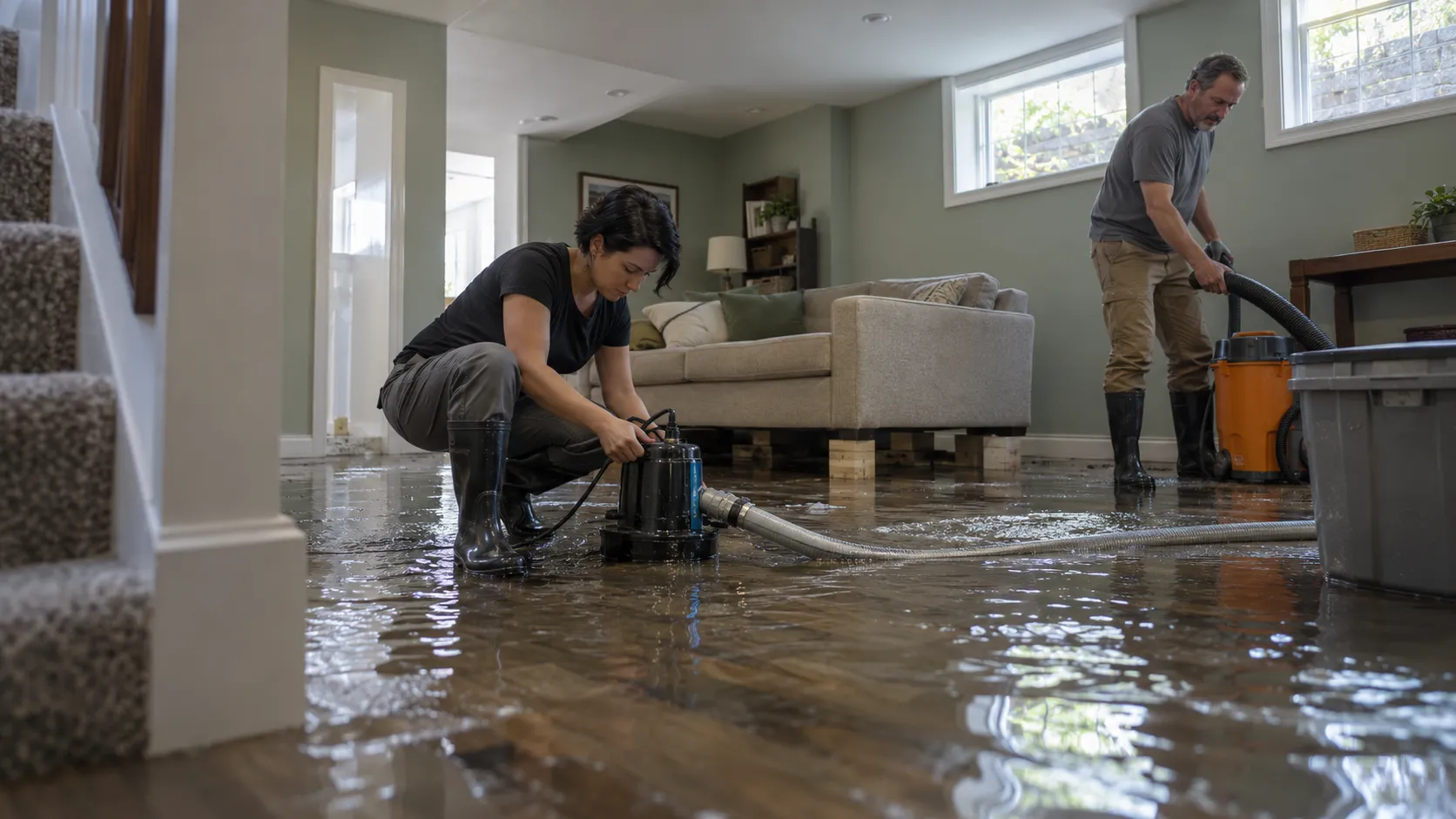 Flooded Basement Cleanup in Minneapolis, MN